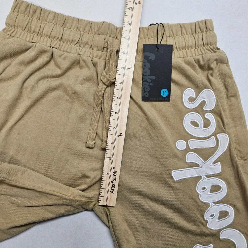 Cookies Smoke Ops Cotton‎ Jersey Knit Shorts Light Khaki Men's Size Small